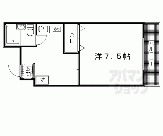 【コスモハイツ千本】間取