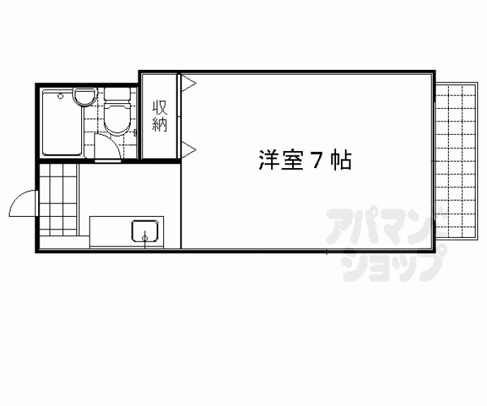 【ｋｅｙ－ｈｏｕｓｅ今出川】間取