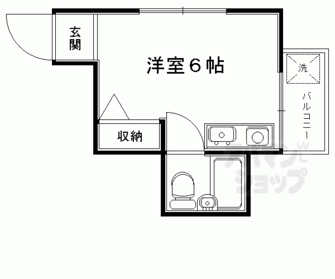 【京都第八ヤスノビル】間取