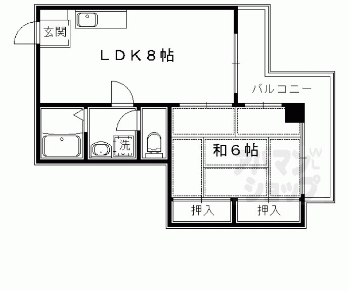 【メゾンゼフィール】間取