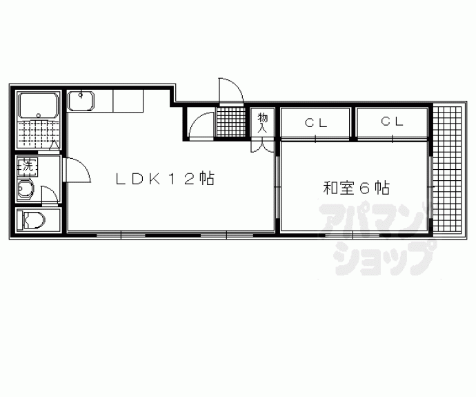 【メゾンゼフィール】間取