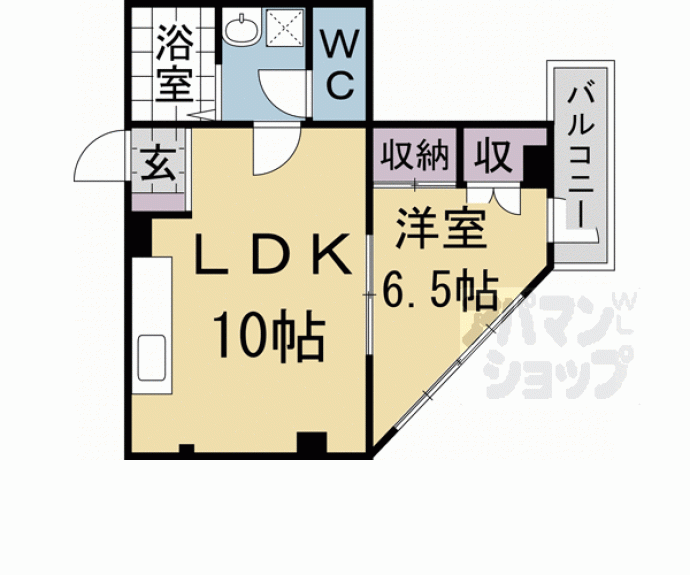 【メゾンゼフィール】間取