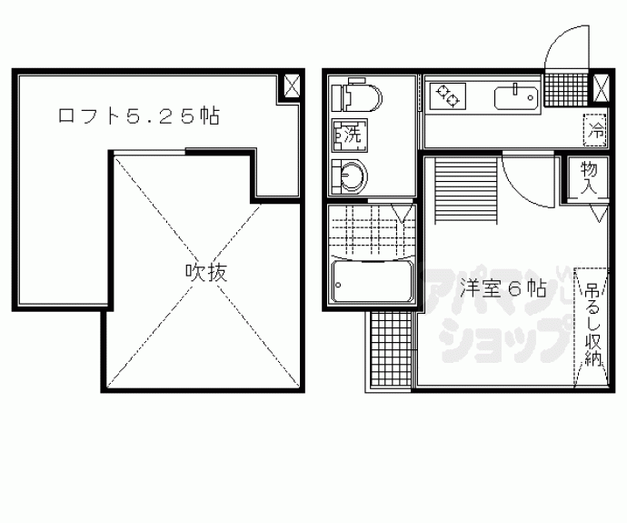 【ロフティ大北小路】間取