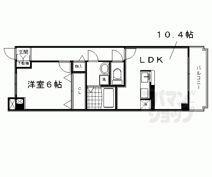 【アビタシオン・オンズ・アン】間取