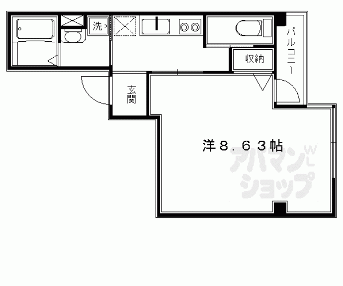 【メサヴェルデ今出川】間取