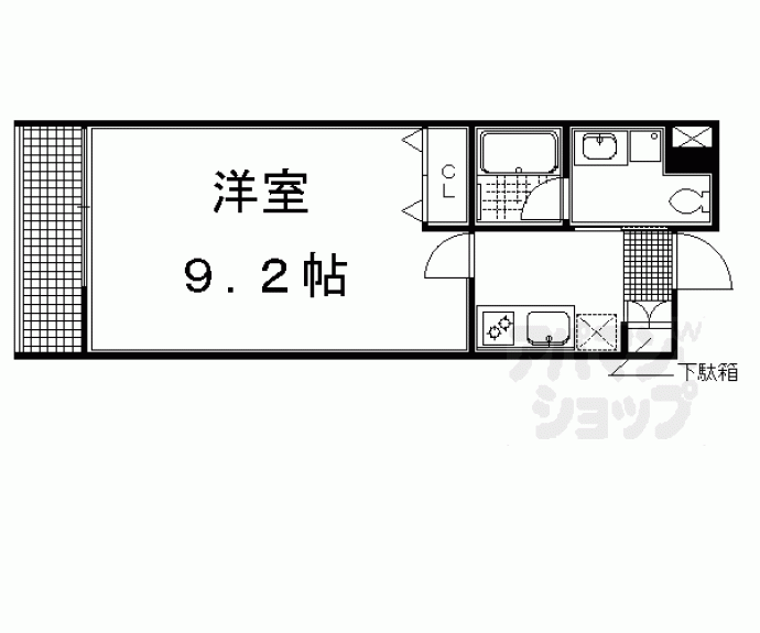 【ブローニュ府庁前】間取