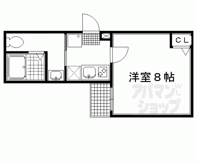 【フラッティ下立売】間取