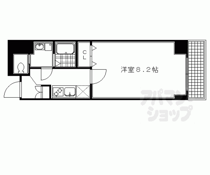 【アスヴェル京都東堀川】間取