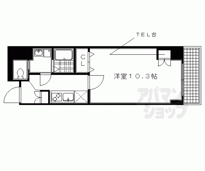 【アスヴェル京都東堀川】間取