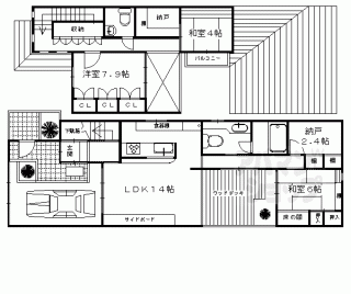 【上京区築山北半町貸家】