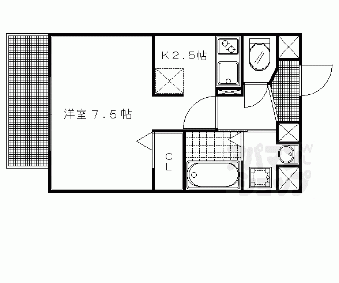 【ウエストパレス小川】間取