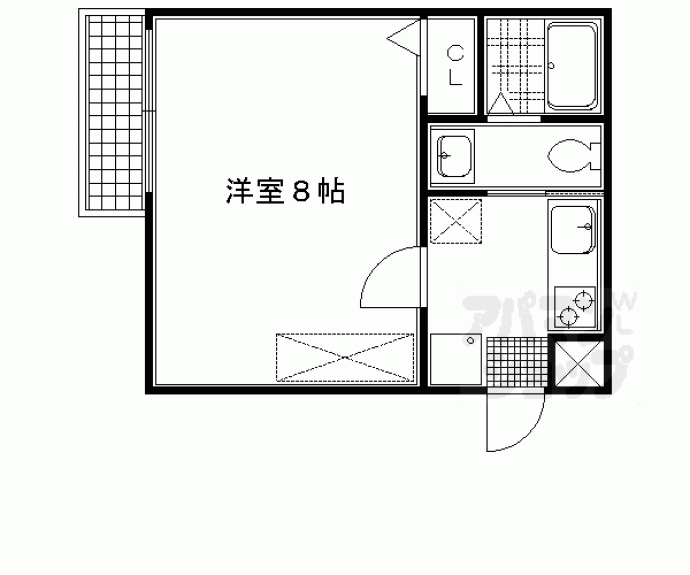 【アークリード京都千本】間取