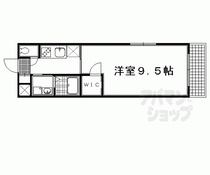 【コープ美山Ⅲ】間取