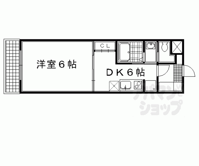 【コープ美山Ⅲ】間取