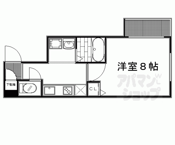 【アドバンス京都御所北グルーブ】間取