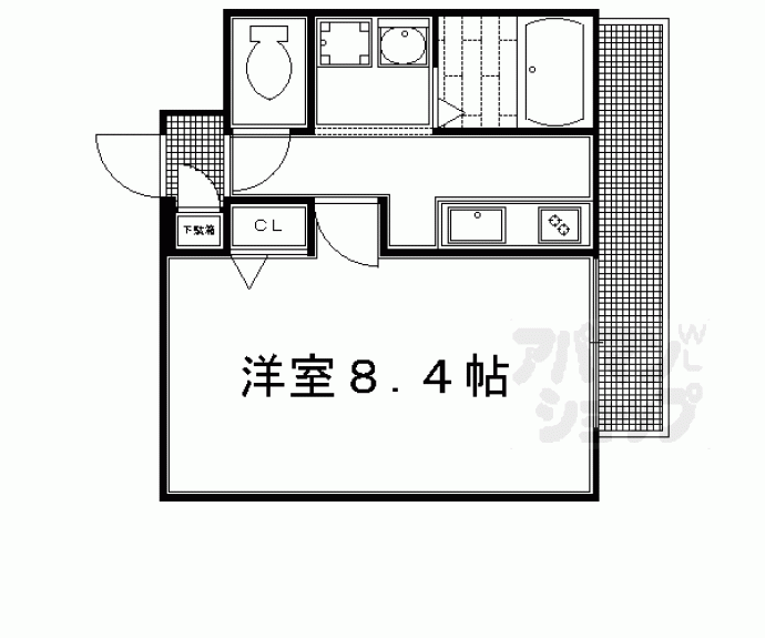 【アドバンス京都御所北グルーブ】間取