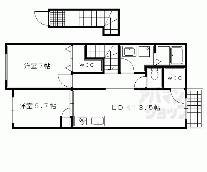 【ファミーユ千本】間取