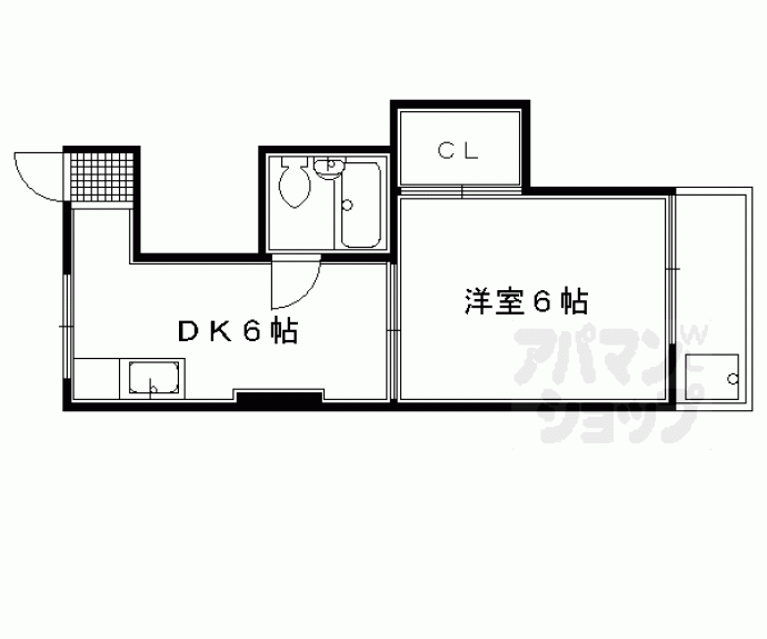 【コーポ智恵光院】間取