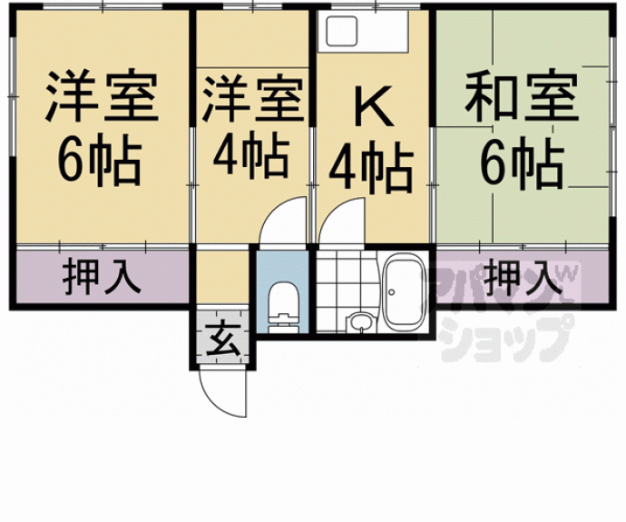 【丸忠マンション（下白梅）】間取