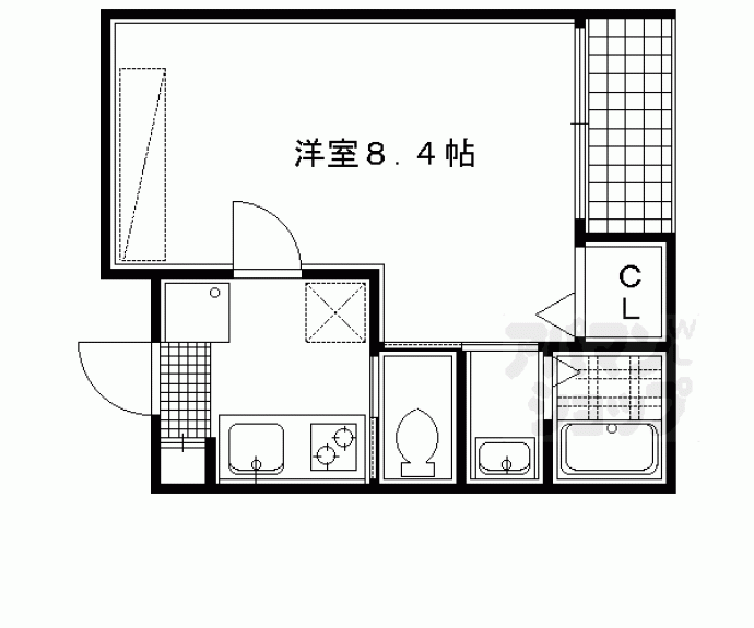 【アークリード堀川今出川】間取