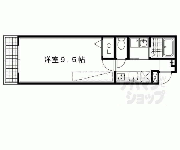 【アークリード堀川今出川】間取