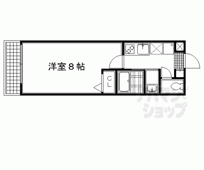 【アークリード堀川今出川】間取