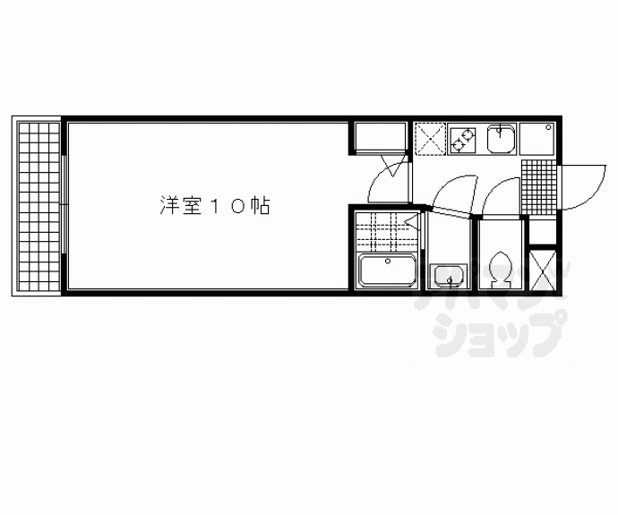 【プリモベント円町】間取