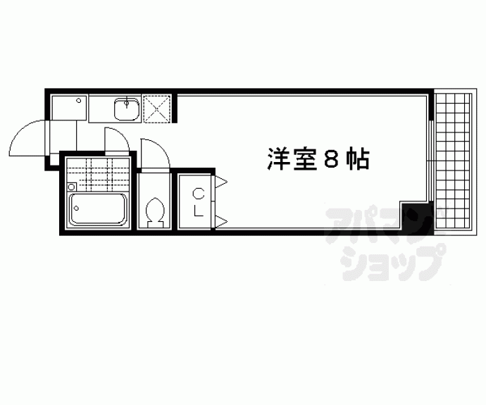 【カーメル北野】間取