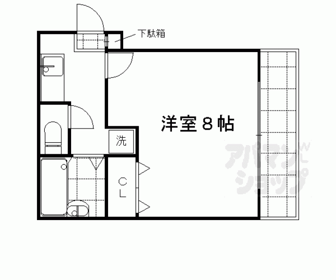 【フリーデンハイムキタ（南棟）】間取