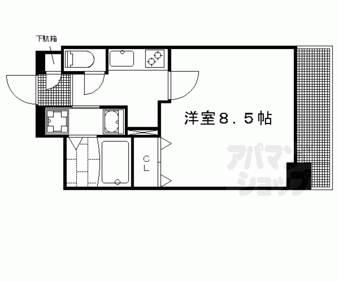 【ベラジオ西陣聚楽】間取