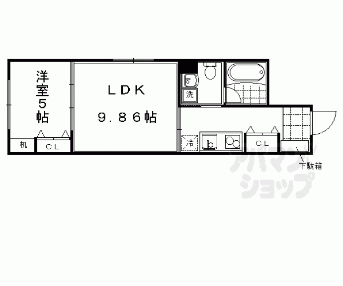 【Ｏｐｔｉｍａ御所西藪之内町】間取