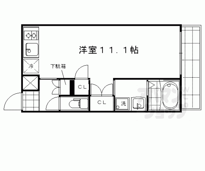 【アクアプレイス京都西陣】間取