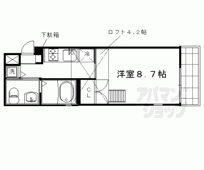 【アクアプレイス京都西陣】間取