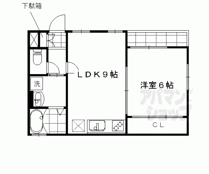 【ウイングコート御所東】間取