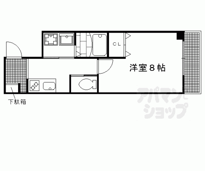 【Ｍｅｒｇｅ一条通】間取