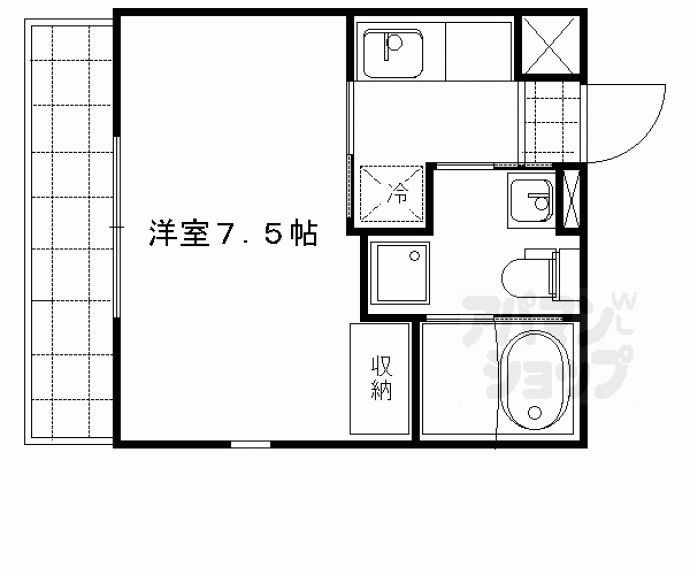 【エスパス∞白梅町】間取