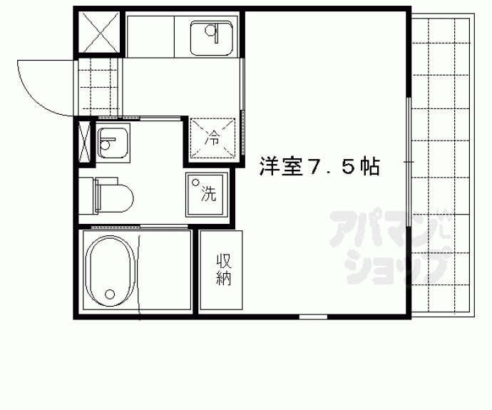 【エスパス∞白梅町】間取