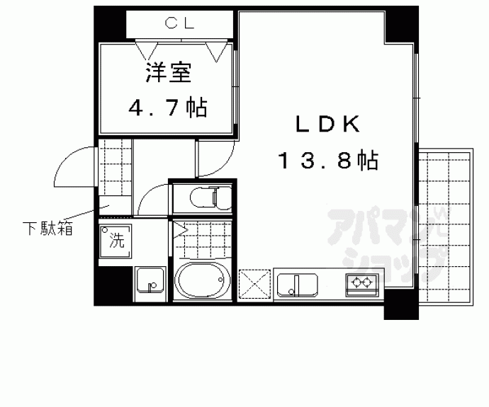 【ダイヤ・パール】間取