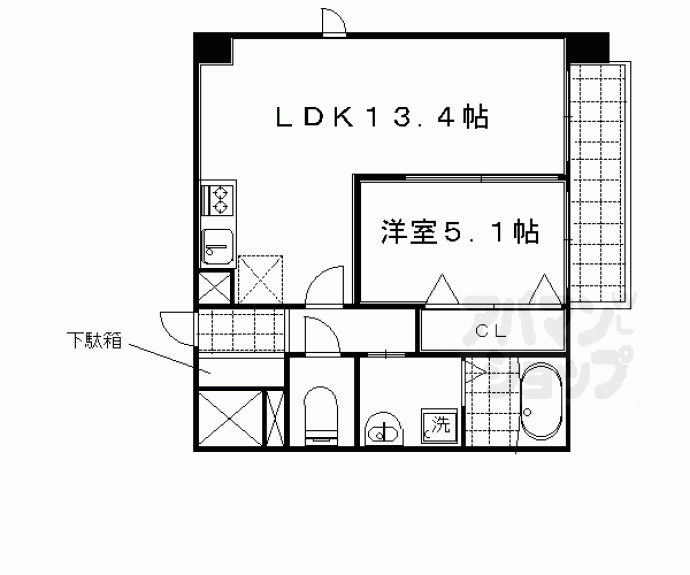 【ダイヤ・パール】間取