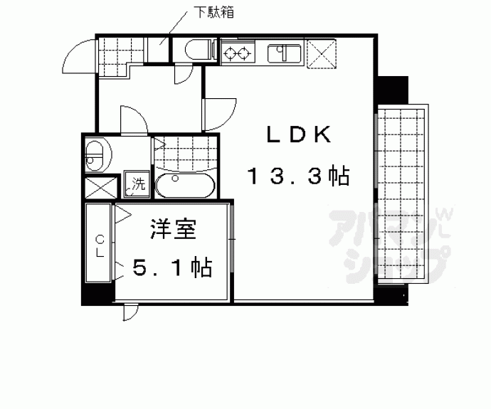 【ダイヤ・パール】間取