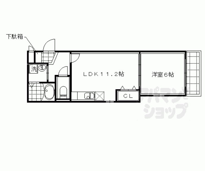 【ブラゾーン　Ａｇｅｈａ】間取