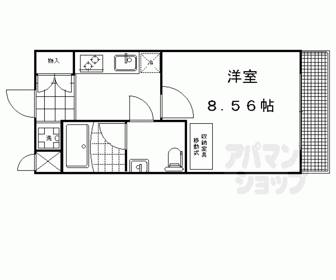 【エクセレント二条城北】間取