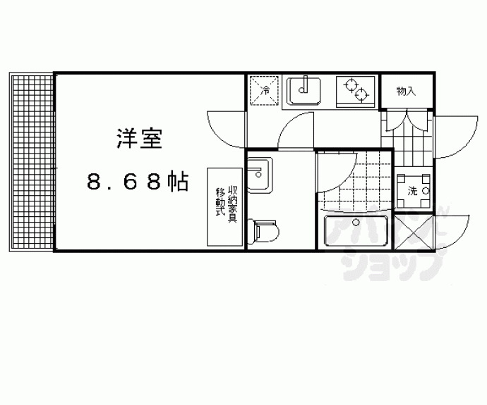 【エクセレント二条城北】間取