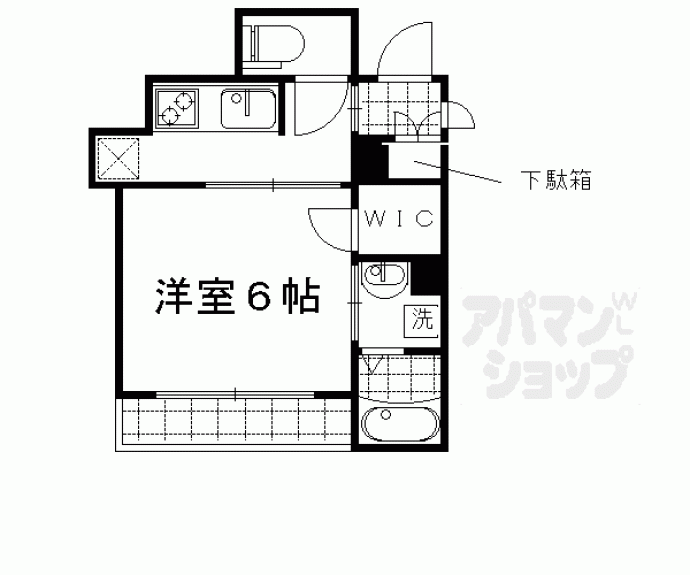 【シャーメゾンＷＡＴＡＩ】間取