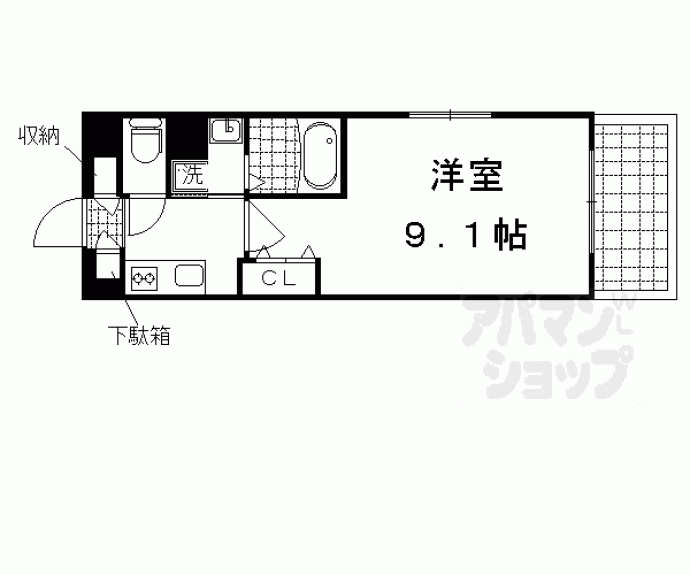 【ベラジオ堀川今出川】間取