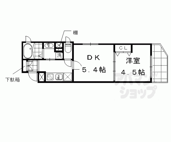 【ベラジオ堀川今出川】間取