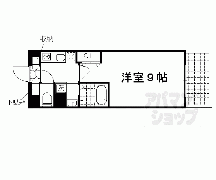 【ベラジオ堀川今出川】間取