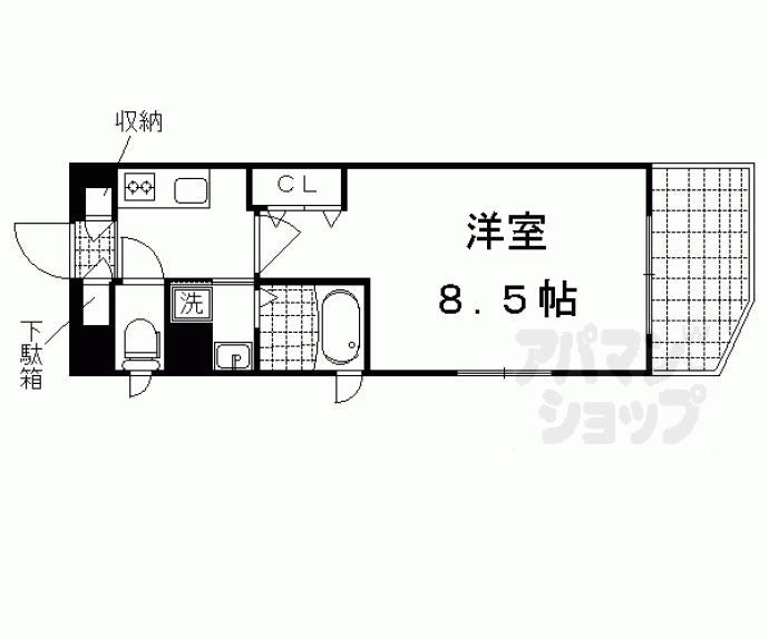 【ベラジオ堀川今出川】間取