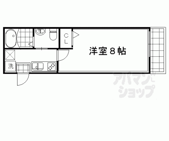 【アークリード今出川大宮】間取