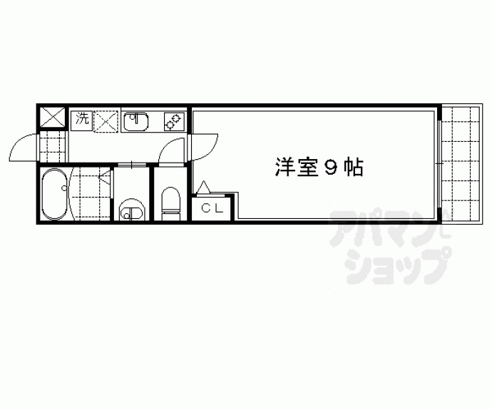 【ＡＹメゾン中立売】間取